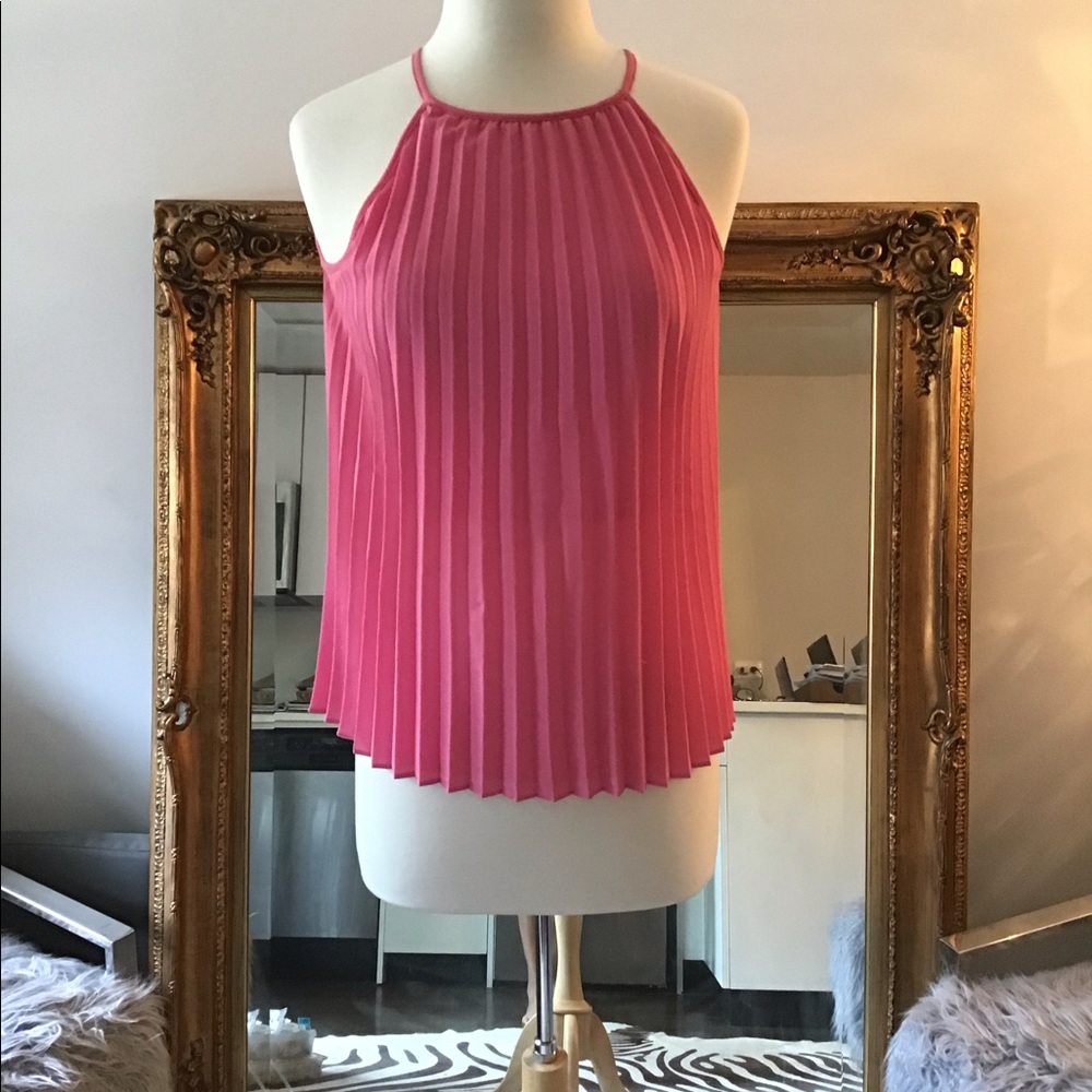 Joie Pink Pleated Top
